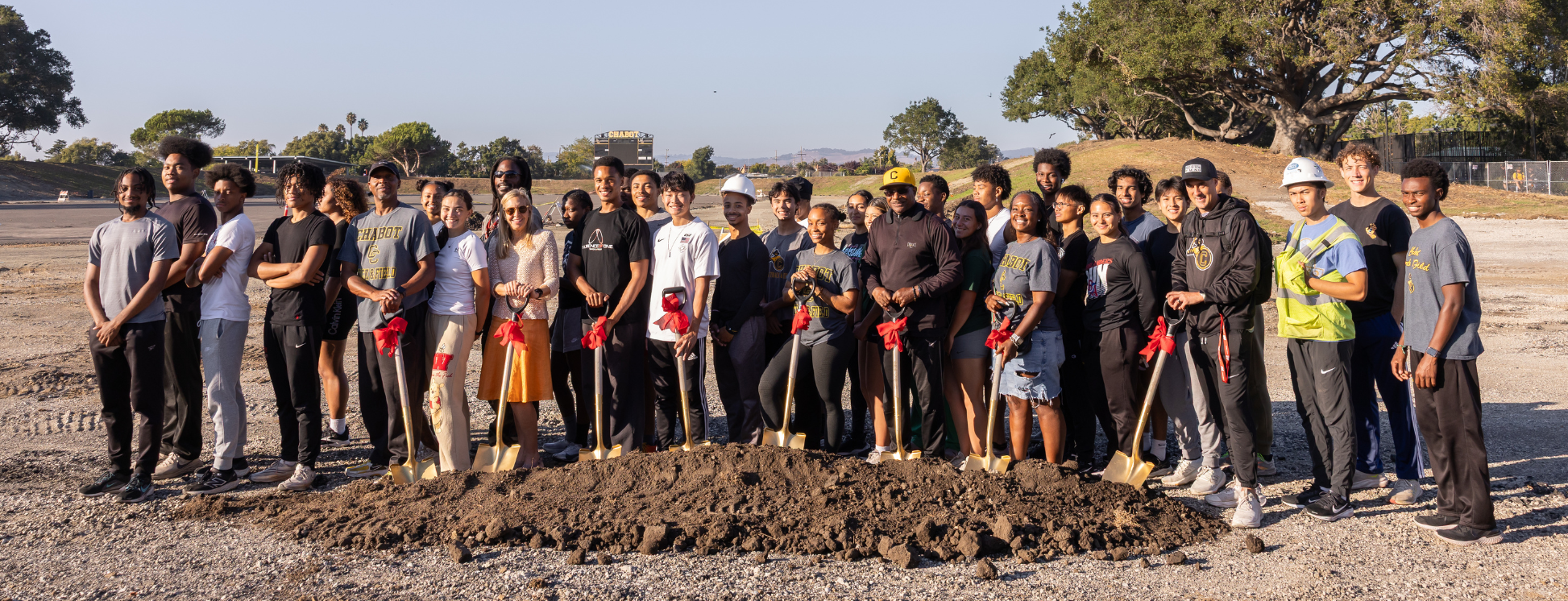Chabot College Celebrates Groundbreaking for new Athletic Field and Stadium.
