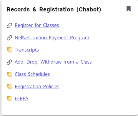 Chabot Records & Registration