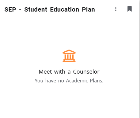 SEP - Student Education Plan