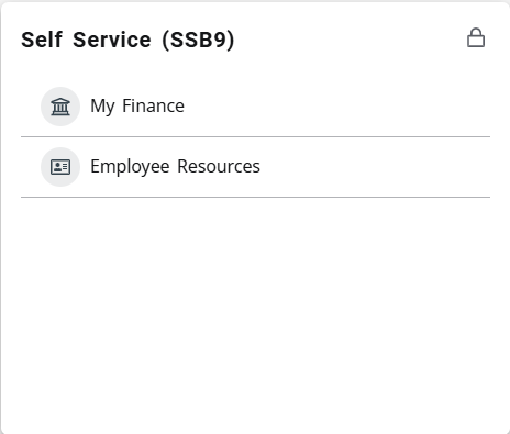 Self Service (SSB9)