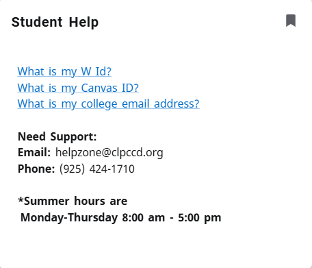 Student Help