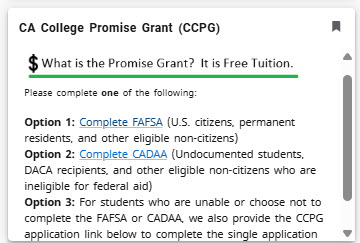 CA College Promise Grant (CCPG)