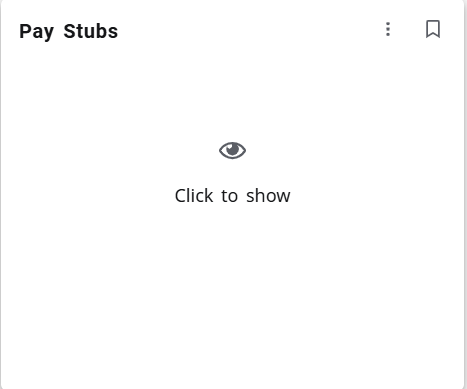 Pay Stubs